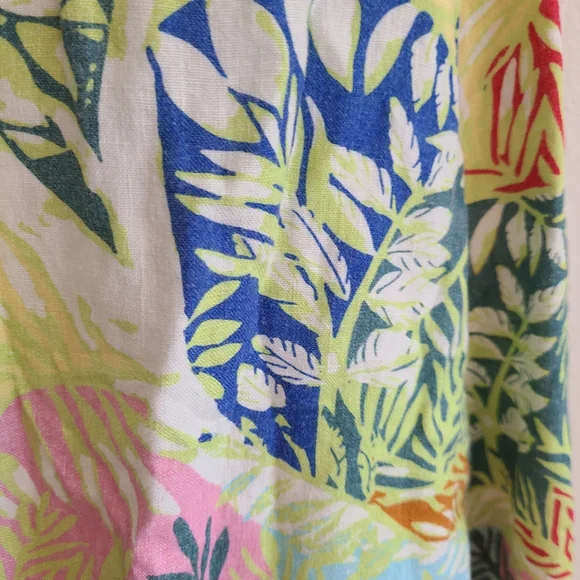 STAUD Vibrant Green and Blue Maxi Dress - Picture 4 of 7